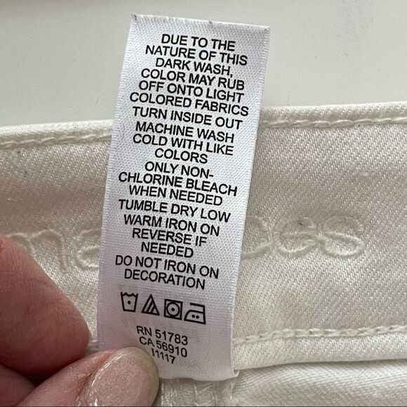 Maurice White Tie Side Cropped Jeans, 5/6 - Picture 5 of 10